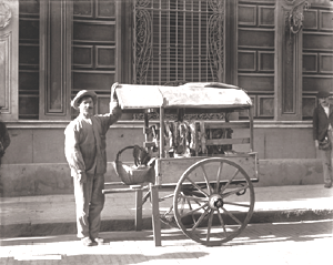 Vendedor ambulante de carne, 1901 (Archivo General de la Nacin)